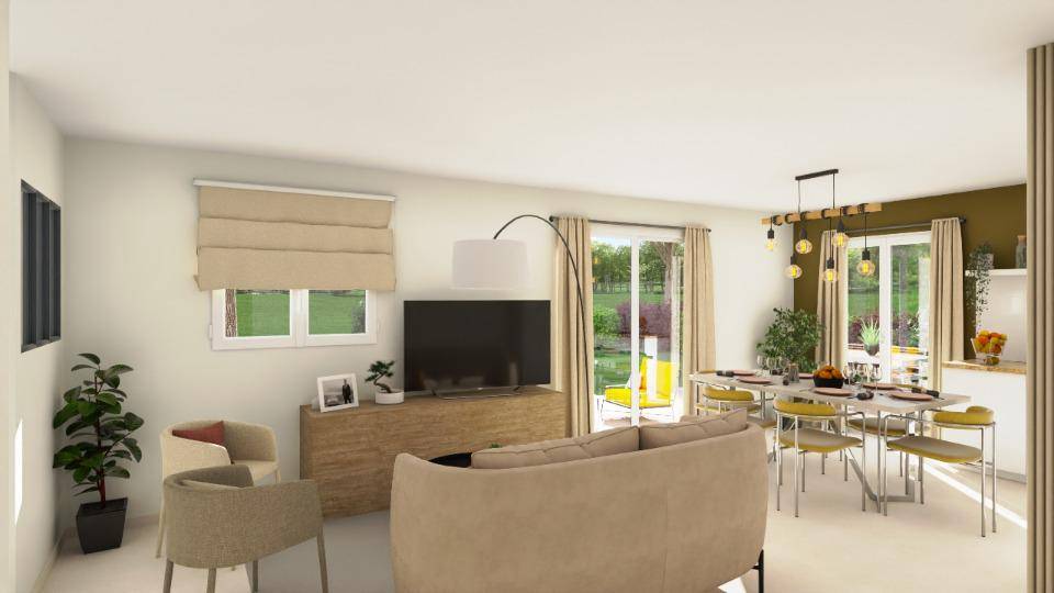 Programme terrain + maison à Quissac en Gard (30) de 70 m² à vendre au prix de 197000€ - 3