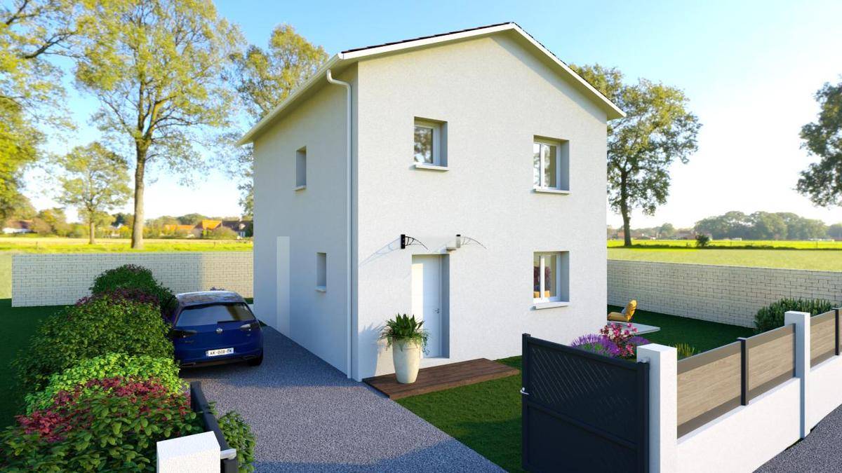 Programme terrain + maison à Millery en Rhône (69) de 91 m² à vendre au prix de 456000€ - 1