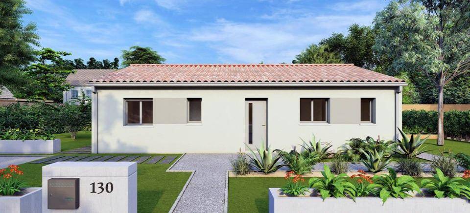 Programme terrain + maison à Arveyres en Gironde (33) de 101 m² à vendre au prix de 249194€ - 1