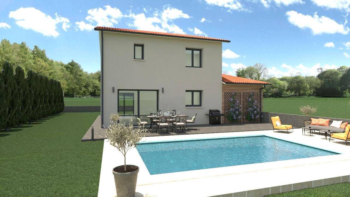 Programme terrain + maison à Saint-Genest-Lerpt en Loire (42) de 94 m² à vendre au prix de 291000€ - 3