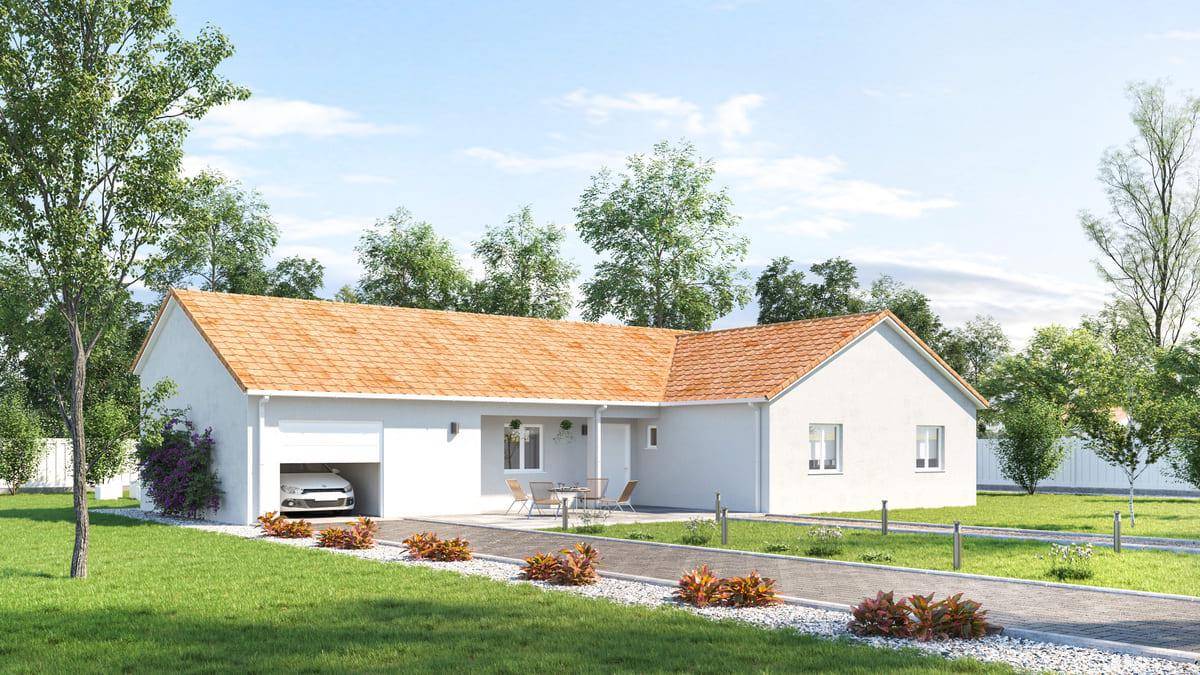 Programme terrain + maison à Val-d'Ornain en Meuse (55) de 101 m² à vendre au prix de 180998€ - 1