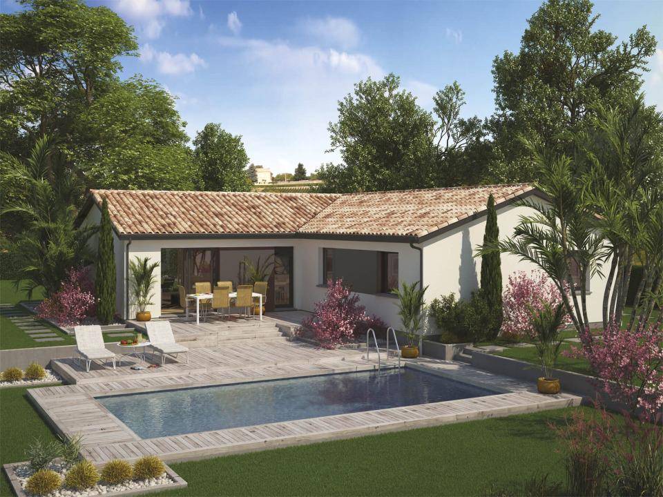 Programme terrain + maison à Targon en Gironde (33) de 115 m² à vendre au prix de 265991€ - 3