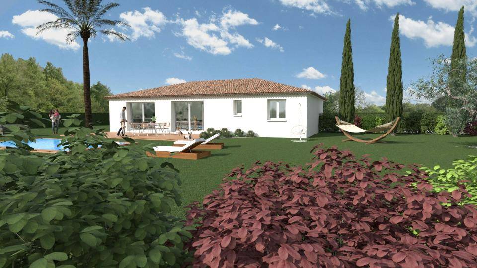 Programme terrain + maison à Salernes en Var (83) de 120 m² à vendre au prix de 420000€ - 1