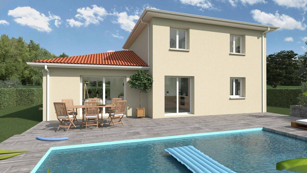 Programme terrain + maison à Tramoyes en Ain (01) de 120 m² à vendre au prix de 508033€ - 2