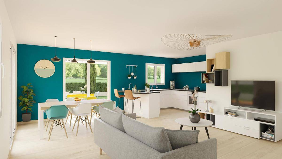 Programme terrain + maison à Villefranche-sur-Saône en Rhône (69) de 90 m² à vendre au prix de 285000€ - 3