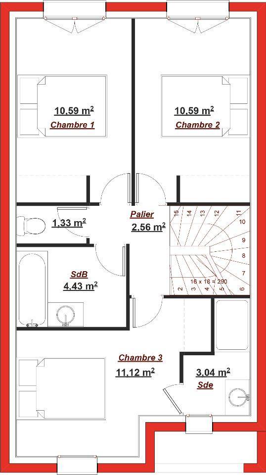 Programme terrain + maison à Vernouillet en Yvelines (78) de 92 m² à vendre au prix de 420000€ - 4