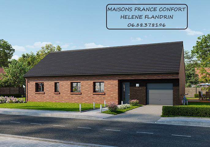 Programme terrain + maison à Zudausques en Pas-de-Calais (62) de 110 m² à vendre au prix de 304734€ - 3
