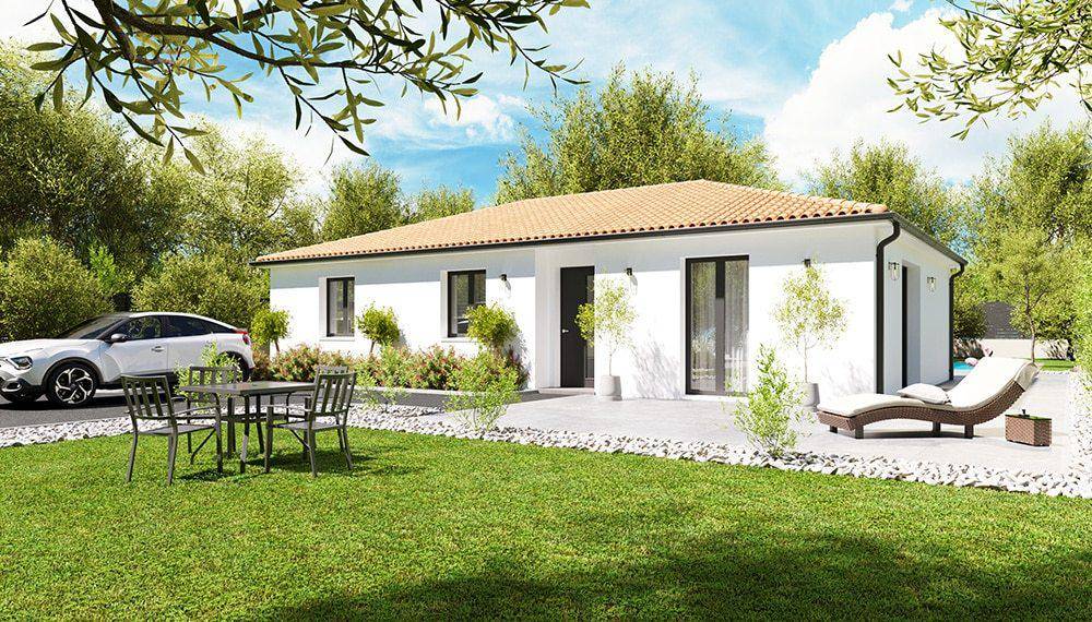 Programme terrain + maison à Ayron en Vienne (86) de 60 m² à vendre au prix de 140987€ - 1