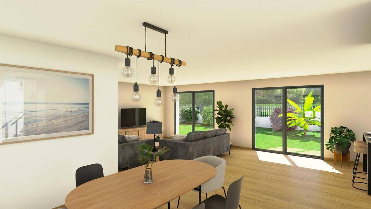 Programme terrain + maison à Belleville-en-Beaujolais en Rhône (69) de 110 m² à vendre au prix de 309800€ - 3