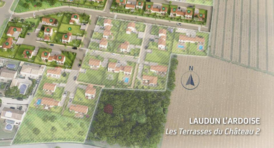 Programme terrain + maison à Laudun-l'Ardoise en Gard (30) de 93 m² à vendre au prix de 250000€ - 4