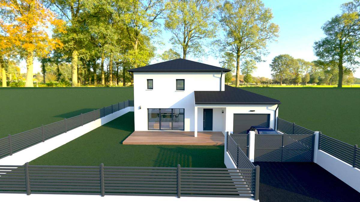 Programme terrain + maison à Simandres en Rhône (69) de 136 m² à vendre au prix de 472000€ - 3
