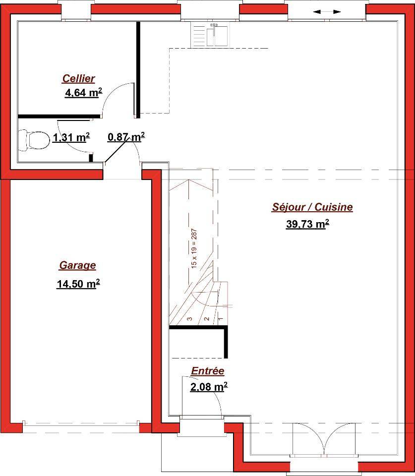 Programme terrain + maison à Vernouillet en Yvelines (78) de 95 m² à vendre au prix de 410000€ - 3