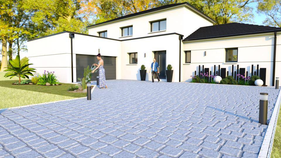 Programme terrain + maison à Fontenay-Mauvoisin en Yvelines (78) de 150 m² à vendre au prix de 546879€ - 2