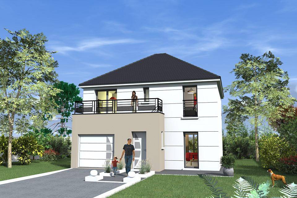 Programme terrain + maison à Vernouillet en Yvelines (78) de 101 m² à vendre au prix de 425000€ - 1