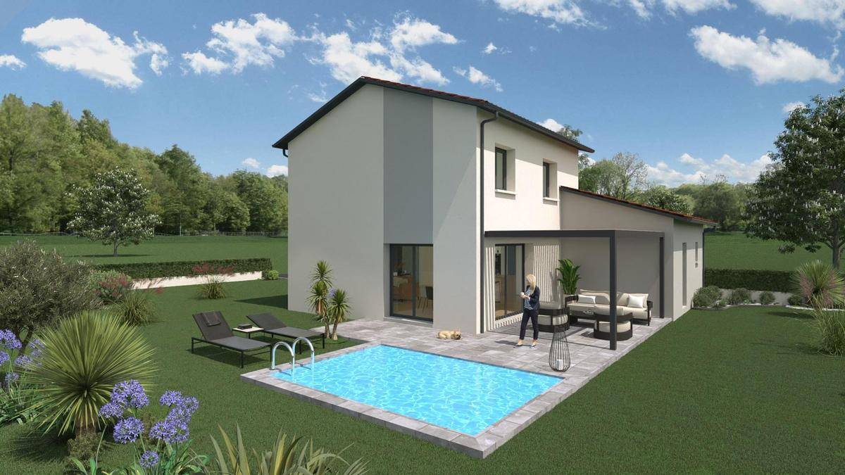 Programme terrain + maison à Saint-Georges-de-Reneins en Rhône (69) de 112 m² à vendre au prix de 367660€ - 3