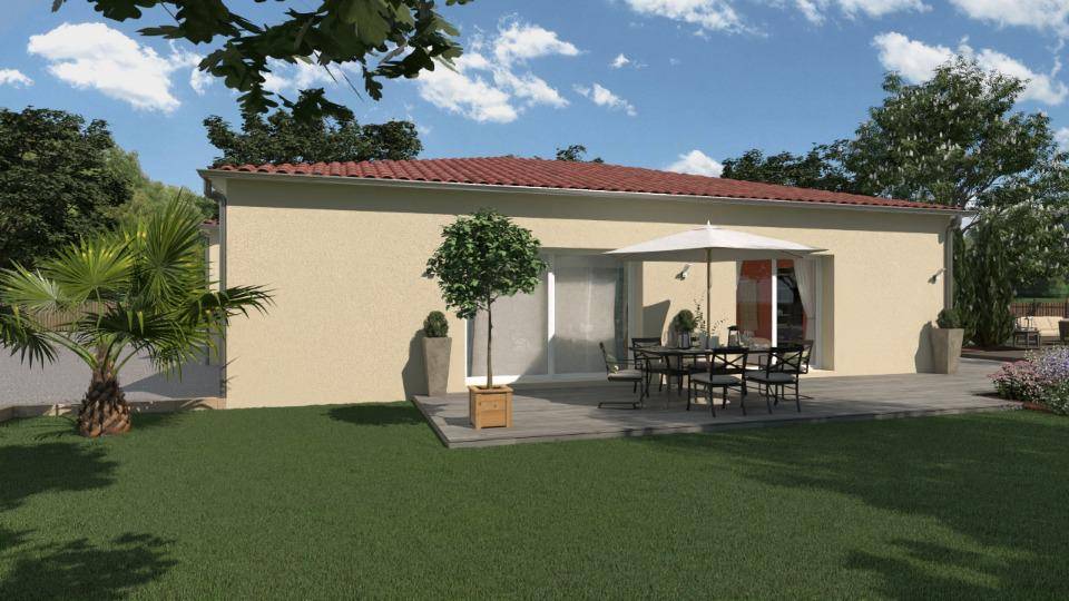 Programme terrain + maison à Rignieux-le-Franc en Ain (01) de 103 m² à vendre au prix de 314000€ - 1