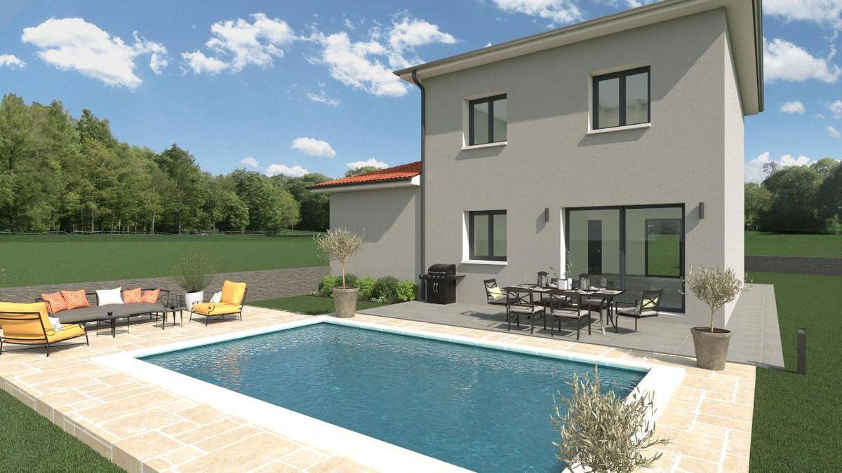 Programme terrain + maison à Saint-Étienne en Loire (42) de 97 m² à vendre au prix de 299400€ - 2