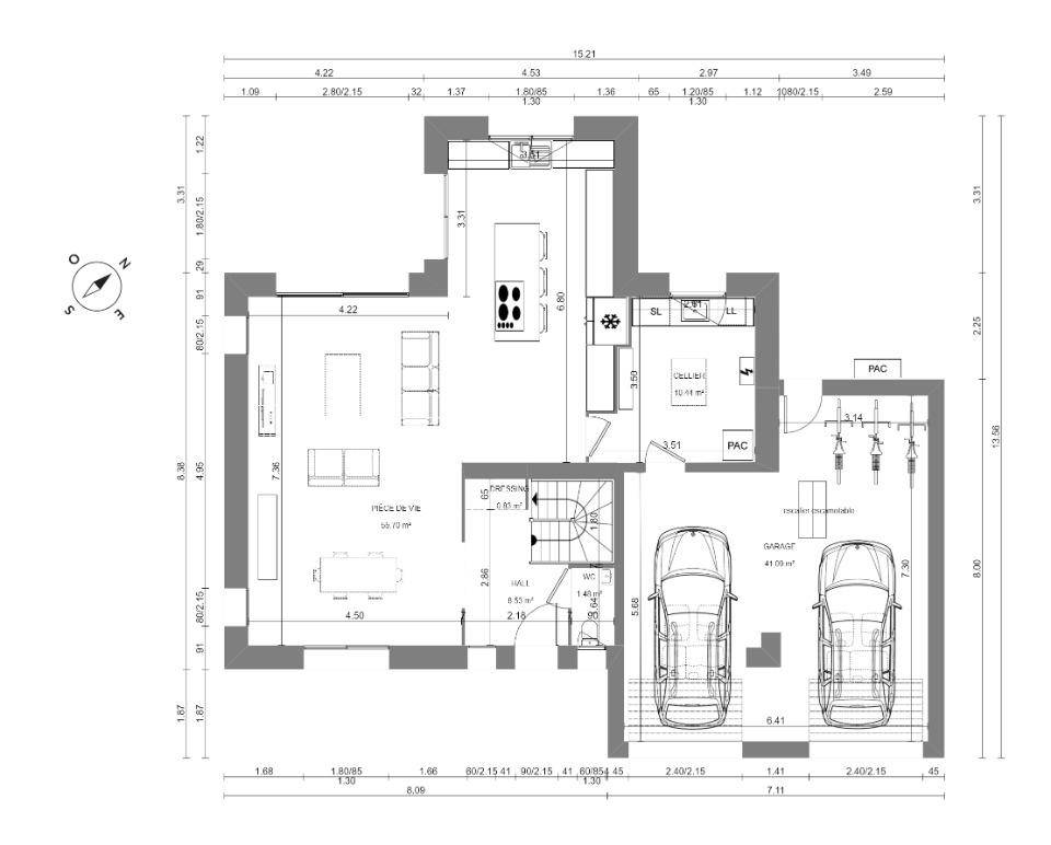 Programme terrain + maison à Lille en Nord (59) de 144 m² à vendre au prix de 622000€ - 4