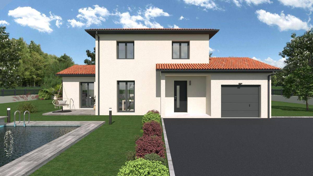 Programme terrain + maison à Marcilly-d'Azergues en Rhône (69) de 110 m² à vendre au prix de 437900€ - 2