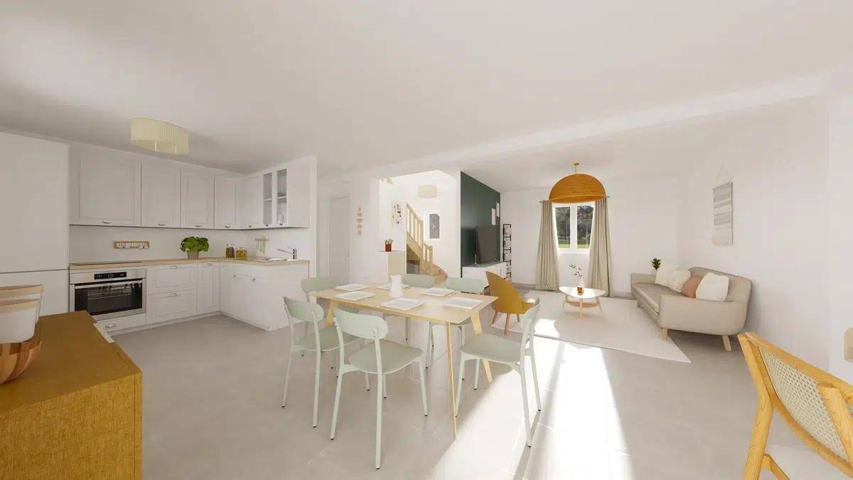 Programme terrain + maison à Œting en Moselle (57) de 99 m² à vendre au prix de 297871€ - 3