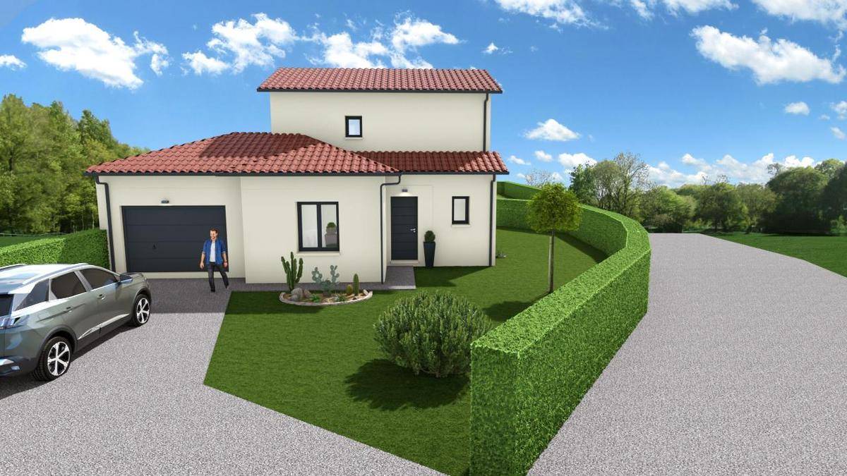 Programme terrain + maison à Vaugneray en Rhône (69) de 90 m² à vendre au prix de 450825€ - 3