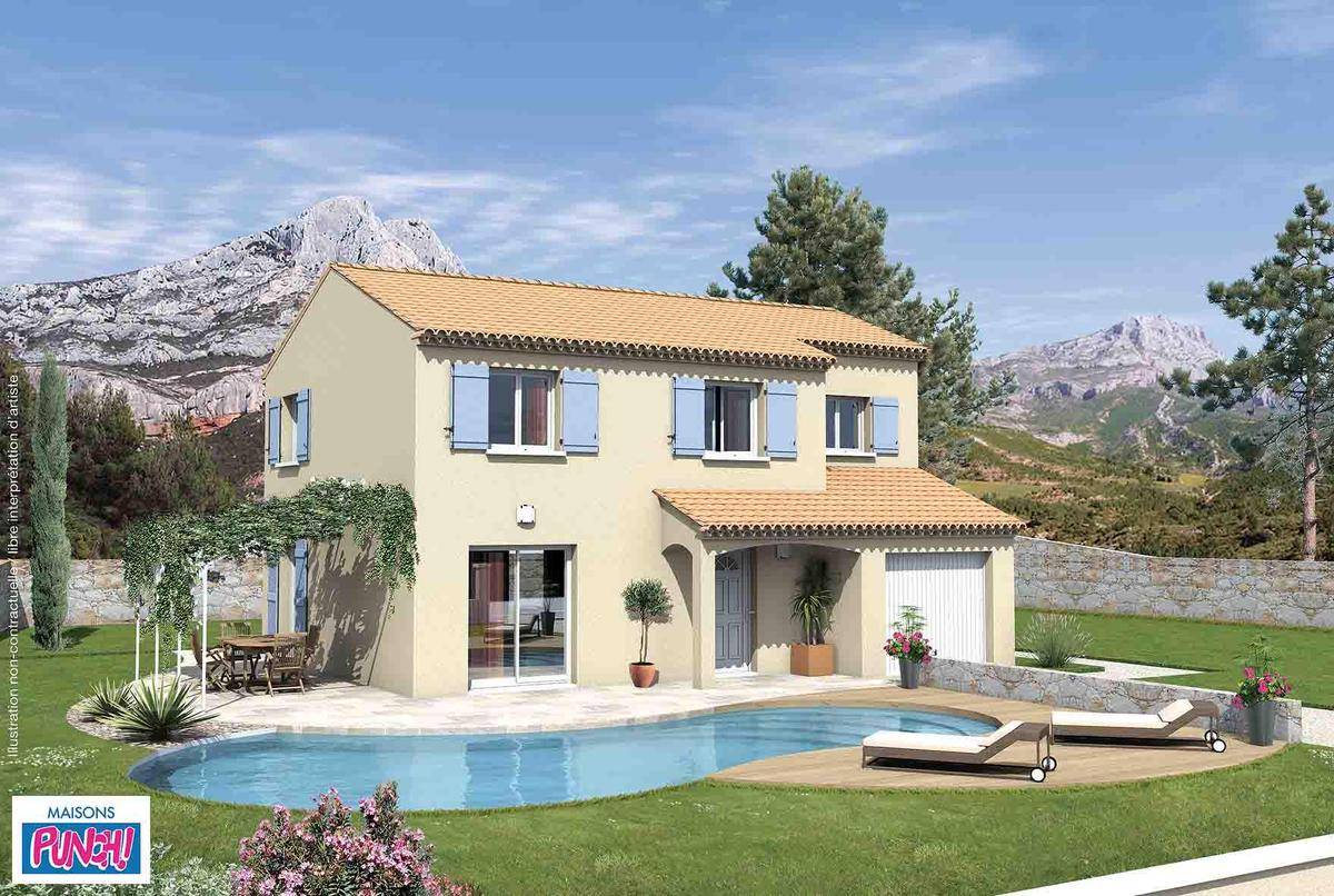 Programme terrain + maison à Pont-d'Ain en Ain (01) de 93 m² à vendre au prix de 260000€ - 1