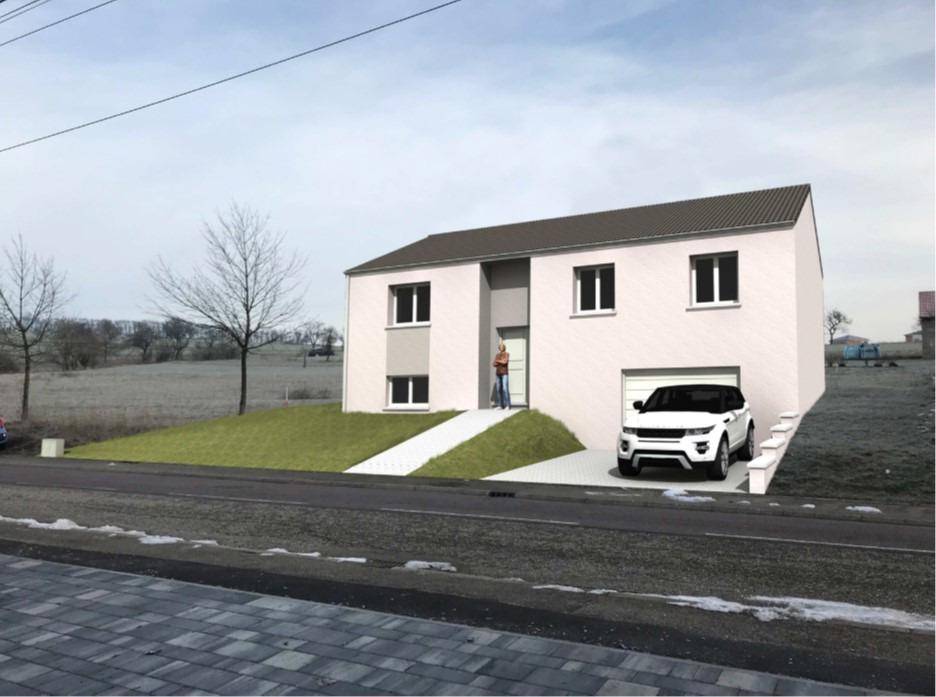 Programme terrain + maison à Guénange en Moselle (57) de 125 m² à vendre au prix de 379000€ - 1