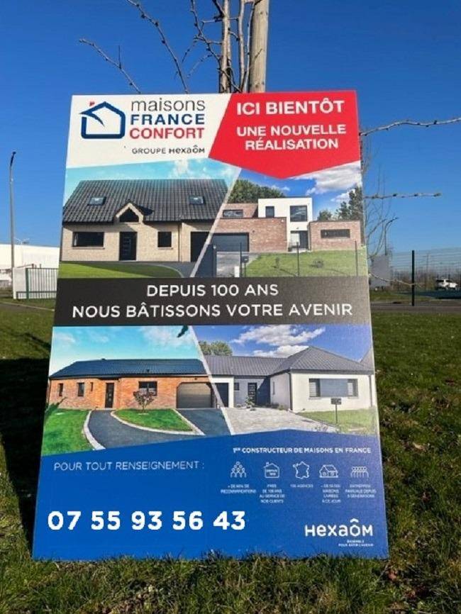 Terrain seul à La Flamengrie en Aisne (02) de 670 m² à vendre au prix de 63000€ - 2