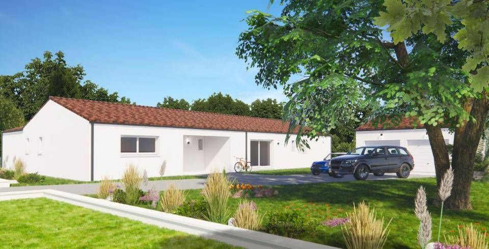 Programme terrain + maison à Chasseneuil-sur-Bonnieure en Charente (16) de 232 m² à vendre au prix de 395000€ - 1