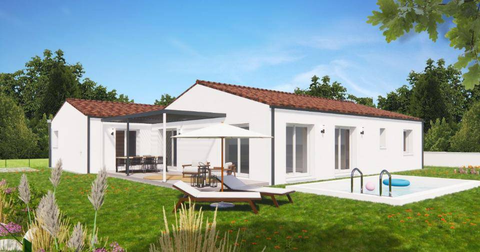 Programme terrain + maison à Saint-Bris-des-Bois en Charente-Maritime (17) de 140 m² à vendre au prix de 289900€ - 2