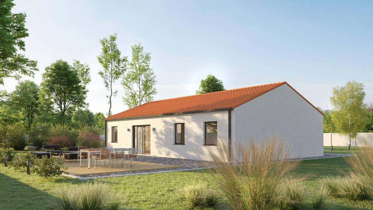 Programme terrain + maison à Mesnard-la-Barotière en Vendée (85) de 80 m² à vendre au prix de 183504€ - 2