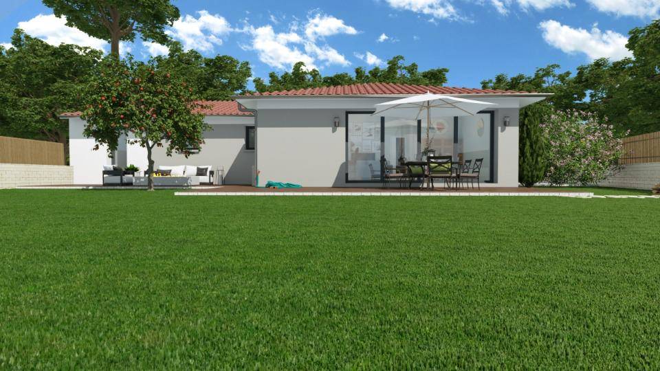 Programme terrain + maison à Diémoz en Isère (38) de 110 m² à vendre au prix de 400000€ - 2
