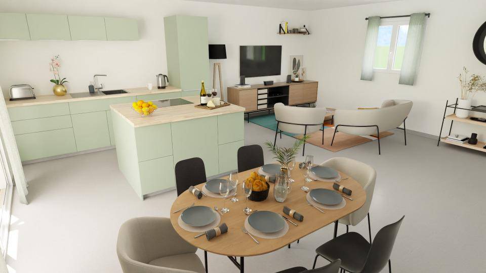 Programme terrain + maison à Salernes en Var (83) de 89 m² à vendre au prix de 332000€ - 2