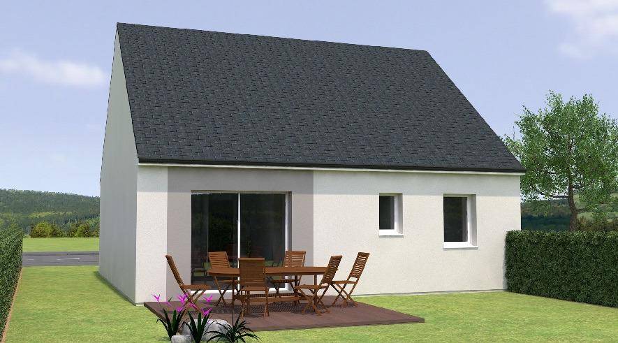 Programme terrain + maison à Champtocé-sur-Loire en Maine-et-Loire (49) de 70 m² à vendre au prix de 186500€ - 2