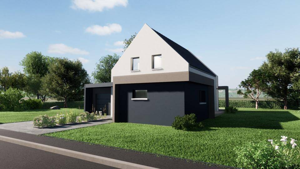 Programme terrain + maison à Plaine en Bas-Rhin (67) de 131 m² à vendre au prix de 360400€ - 2