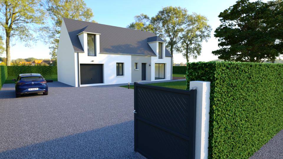 Programme terrain + maison à Gonneville-sur-Honfleur en Calvados (14) de 120 m² à vendre au prix de 389800€ - 2
