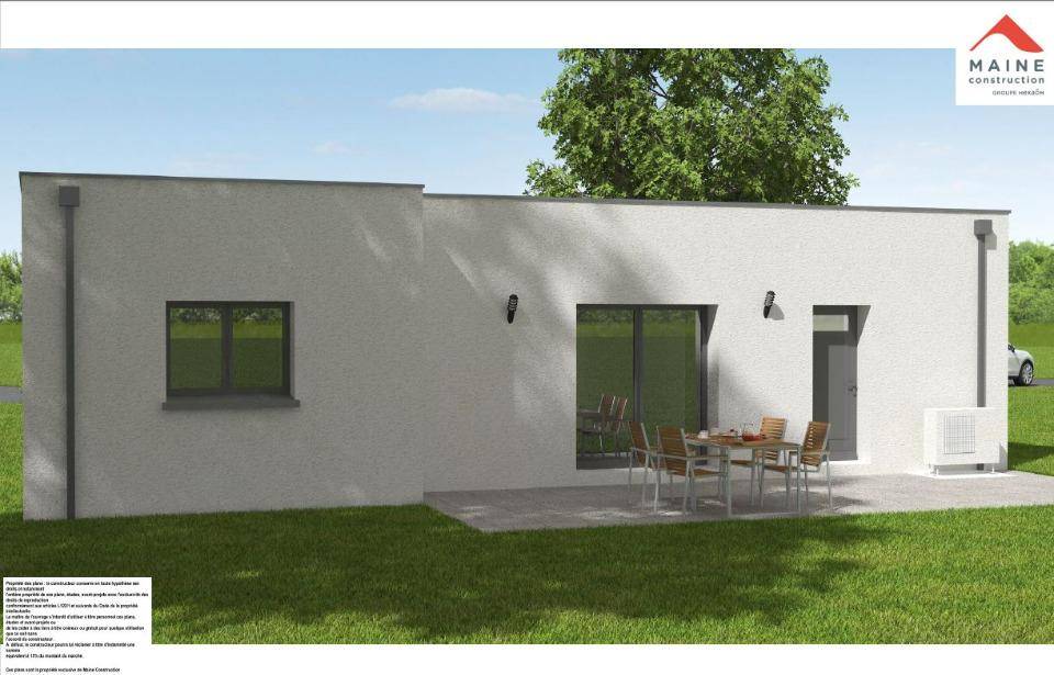 Programme terrain + maison à Pruillé-le-Chétif en Sarthe (72) de 83 m² à vendre au prix de 239000€ - 2