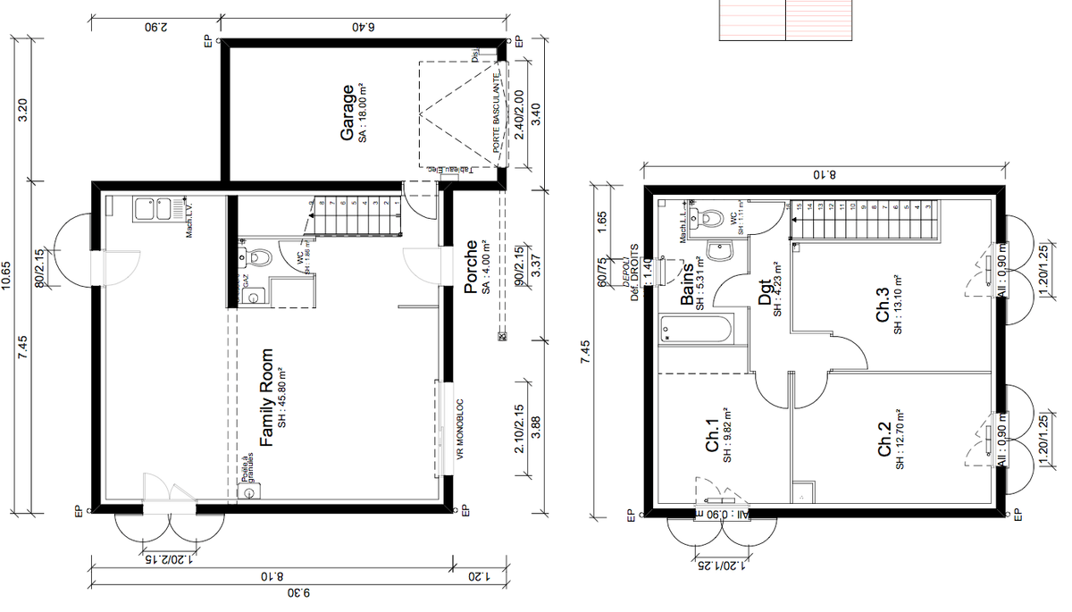 Programme terrain + maison à Feillens en Ain (01) de 94 m² à vendre au prix de 250900€ - 4