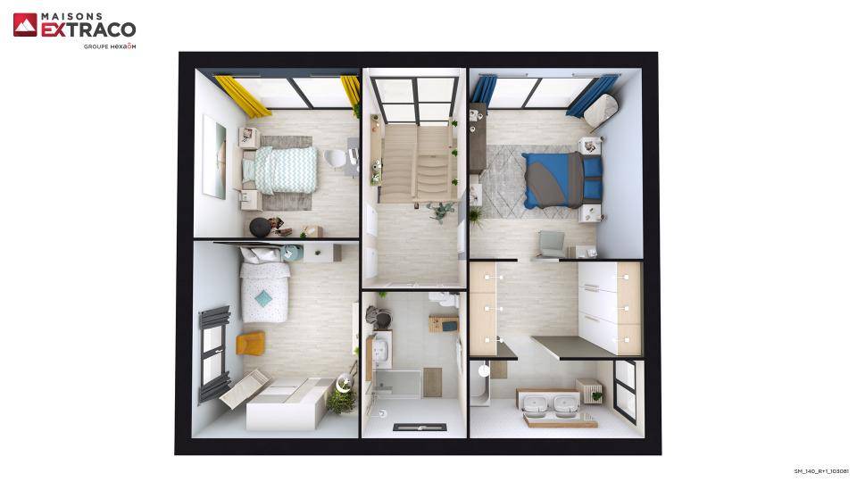 Programme terrain + maison à Épouville en Seine-Maritime (76) de 140 m² à vendre au prix de 369000€ - 4
