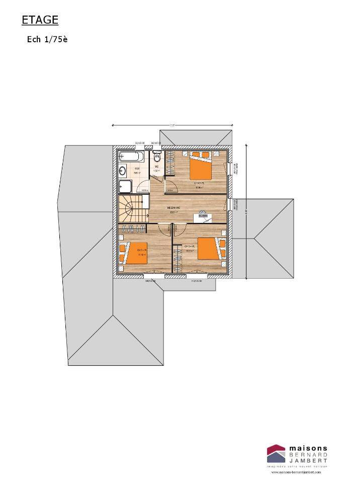 Programme terrain + maison à La Possonnière en Maine-et-Loire (49) de 130 m² à vendre au prix de 445300€ - 4