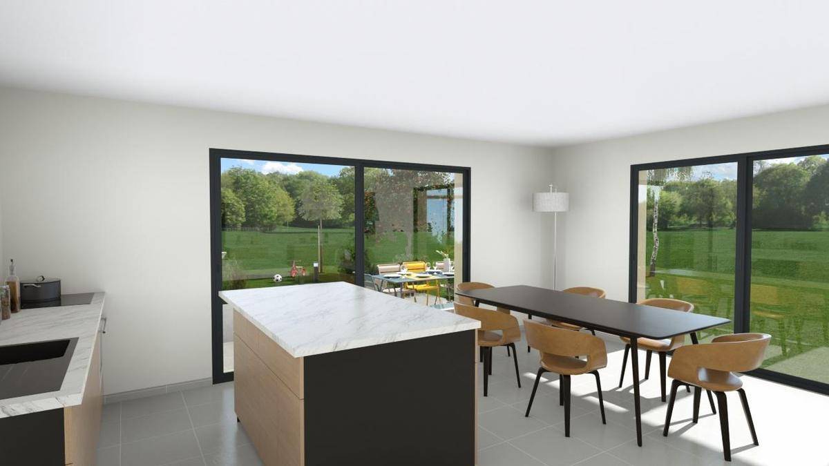 Programme terrain + maison à Brindas en Rhône (69) de 101 m² à vendre au prix de 451500€ - 4