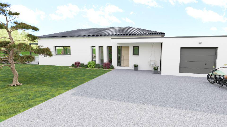 Programme terrain + maison à Orgnac-l'Aven en Ardèche (07) de 122 m² à vendre au prix de 304800€ - 1