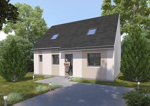 Programme terrain + maison à Mernel en Ille-et-Vilaine (35) de 69 m² à vendre au prix de 195380€ - 1