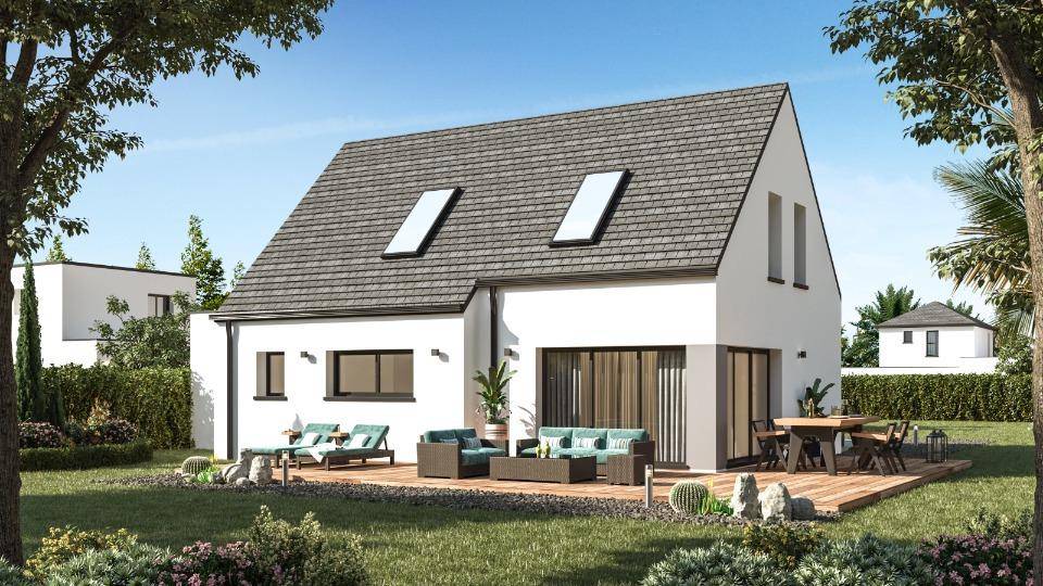 Programme terrain + maison à Landerneau en Finistère (29) de 121 m² à vendre au prix de 403900€ - 2