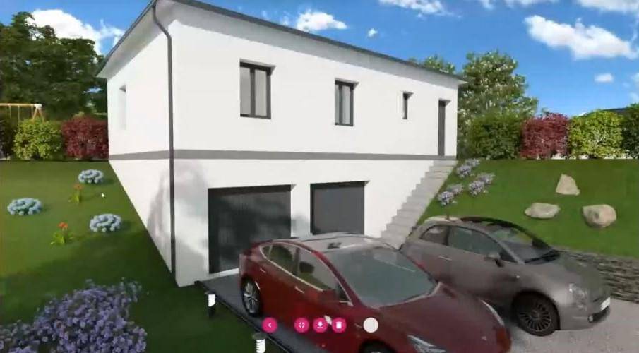 Programme terrain + maison à Saint-Chamond en Loire (42) de 88 m² à vendre au prix de 269000€ - 1
