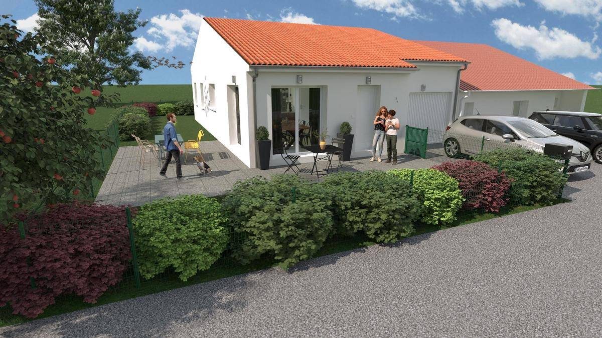 Programme terrain + maison à Billom en Puy-de-Dôme (63) de 85 m² à vendre au prix de 240000€ - 1