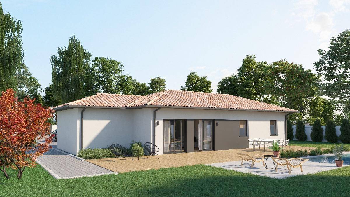 Programme terrain + maison à Gaillan-en-Médoc en Gironde (33) de 98 m² à vendre au prix de 210000€ - 2