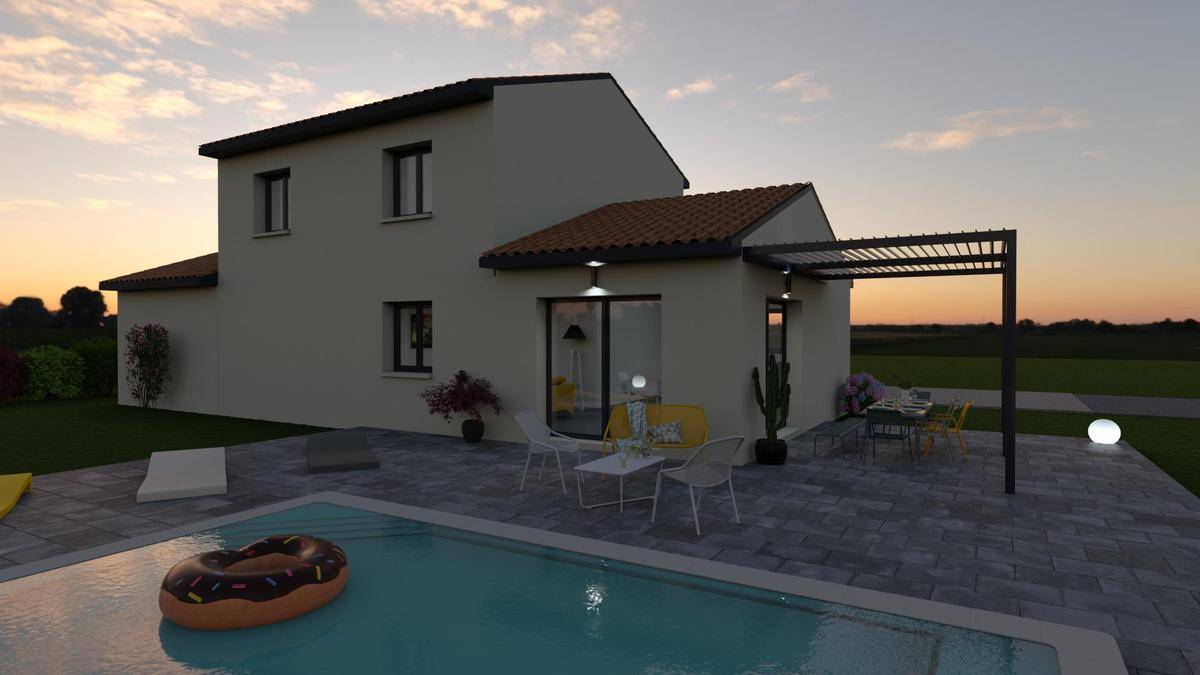Programme terrain + maison à Saint-André-de-Bâgé en Ain (01) de 111 m² à vendre au prix de 290000€ - 2