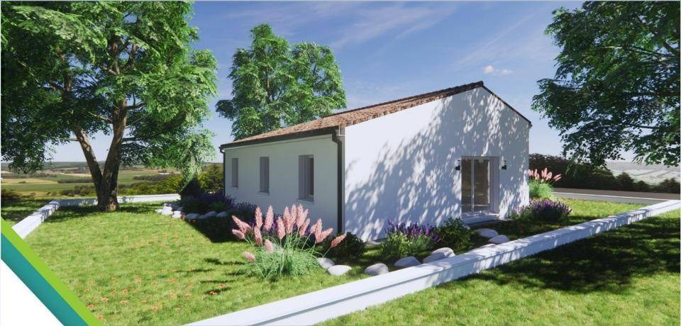 Programme terrain + maison à Bussac-sur-Charente en Charente-Maritime (17) de 73 m² à vendre au prix de 192600€ - 2