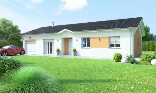 Programme terrain + maison à Auxonne en Côte-d'Or (21) de 90 m² à vendre au prix de 232265€